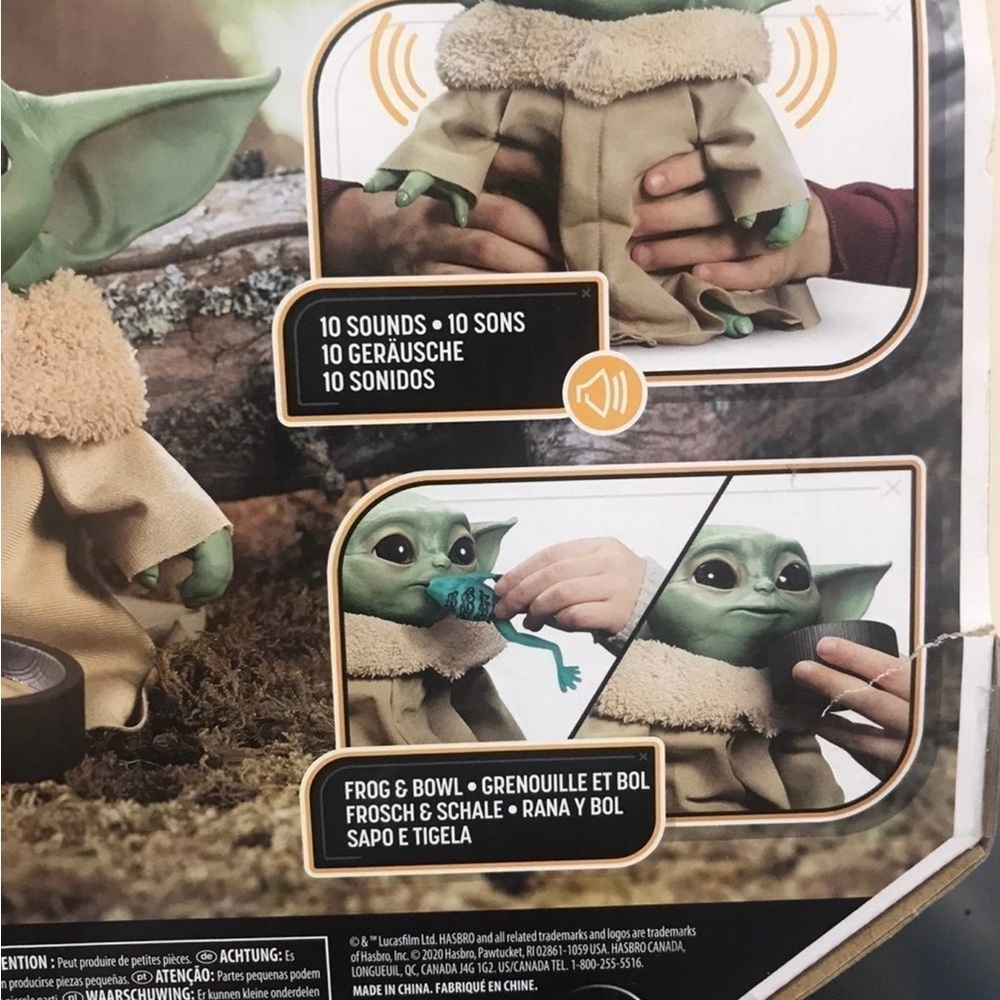 Star Wars the child Electronic Talking Plush Toy by Hasbro | NEW - Picture 4 of 9